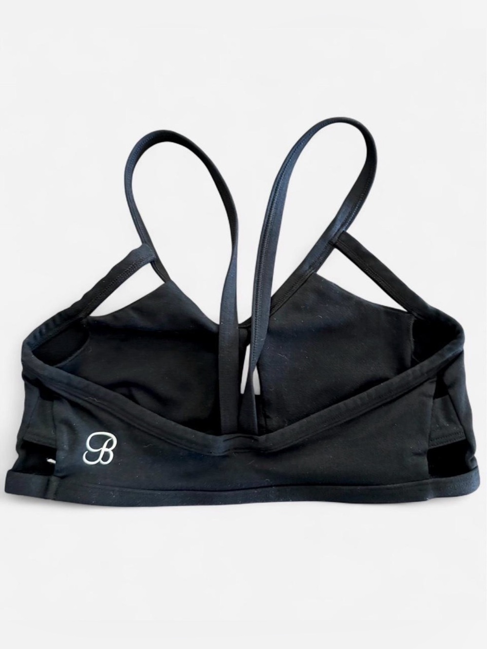 Bombshell Sportswear Black Strappy Sports Bra